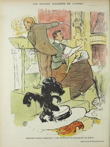 Karykatury w Le Rire autorstwa Henri de Toulouse Lautrec